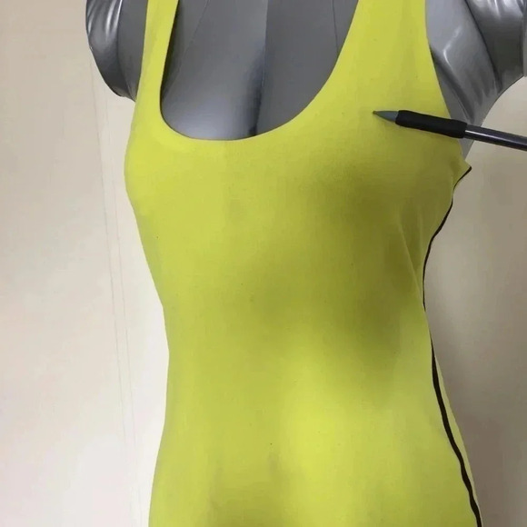 Lululemon Reversible neon yellow green racerback tank top size medium - Picture 13 of 17